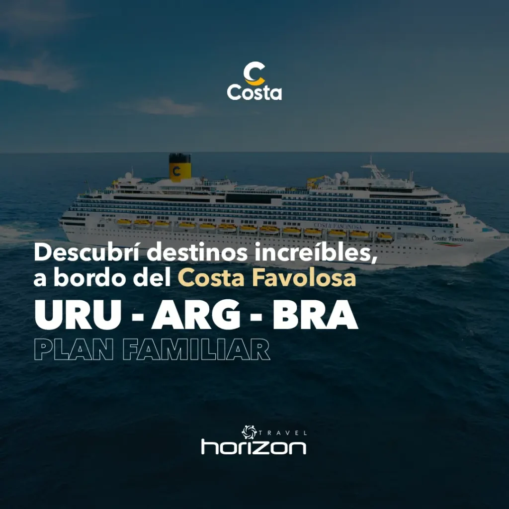 Crucero Costa Favolosa Horizon Travel